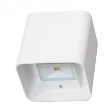 Φωτιστικό Διπλής Κατεύθυνσης LED 2x3W 230V 650lm 3000K Θερμό Φως Αλουμινίου Λευκό IP54 3-691810